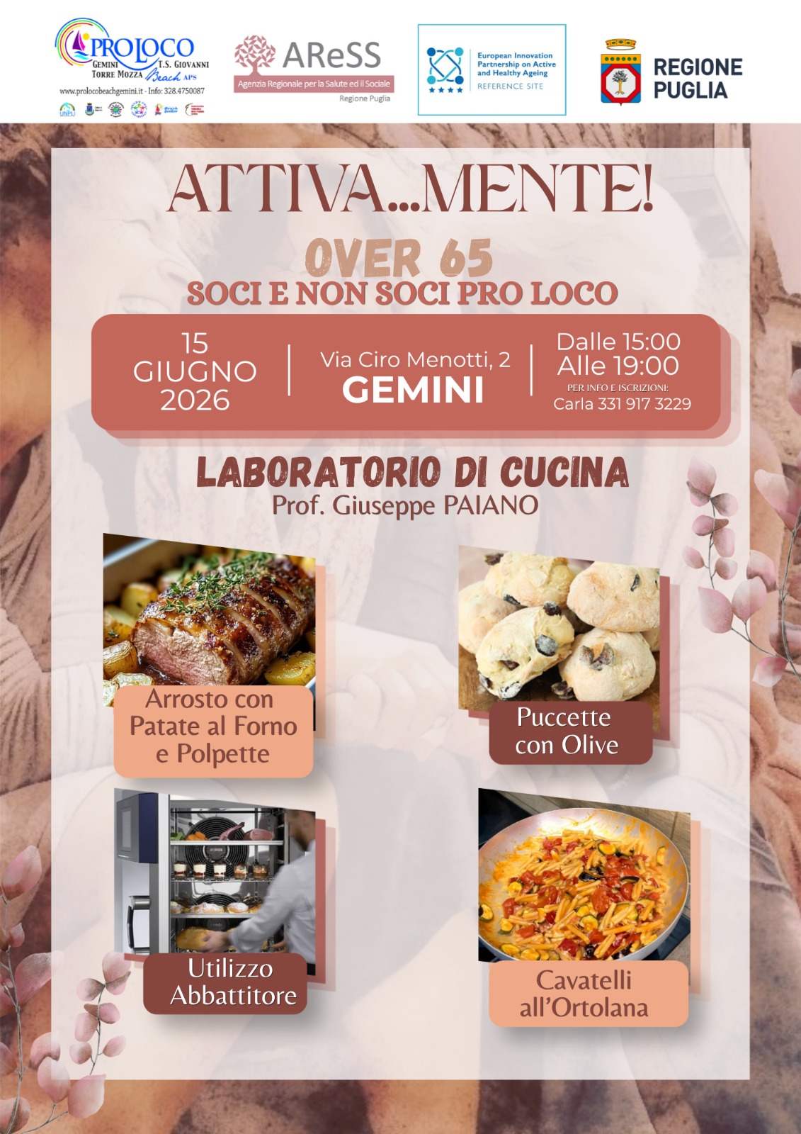 Laboratorio di Cucina ATTIVA...MENTE